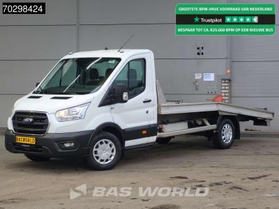 Ford Transit 130pk Autotransporter Airco Cruise Lier Euro6 Cartransporter Oprijwagen Airco Cruise contro in vendita da BAS World B.V.