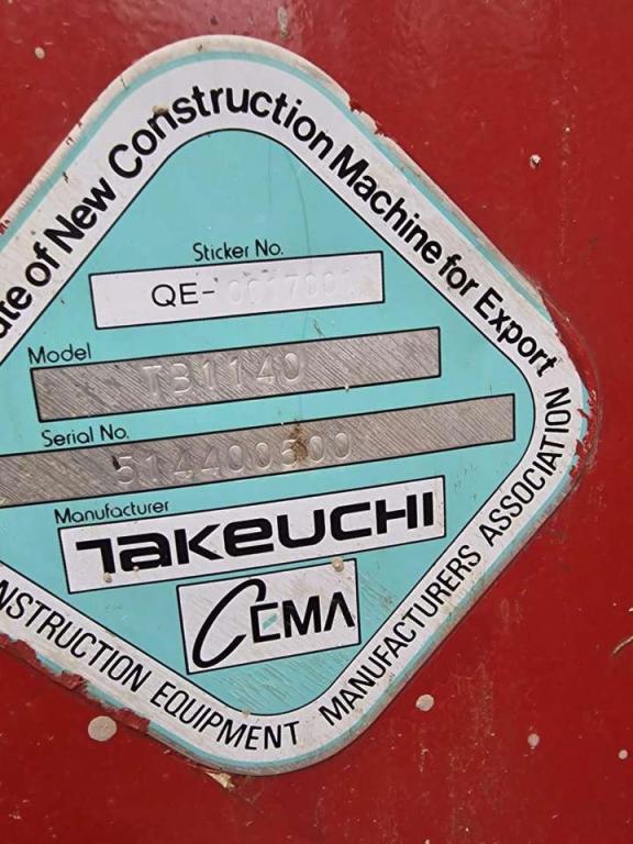 Takeuchi TB1140 Foto 19