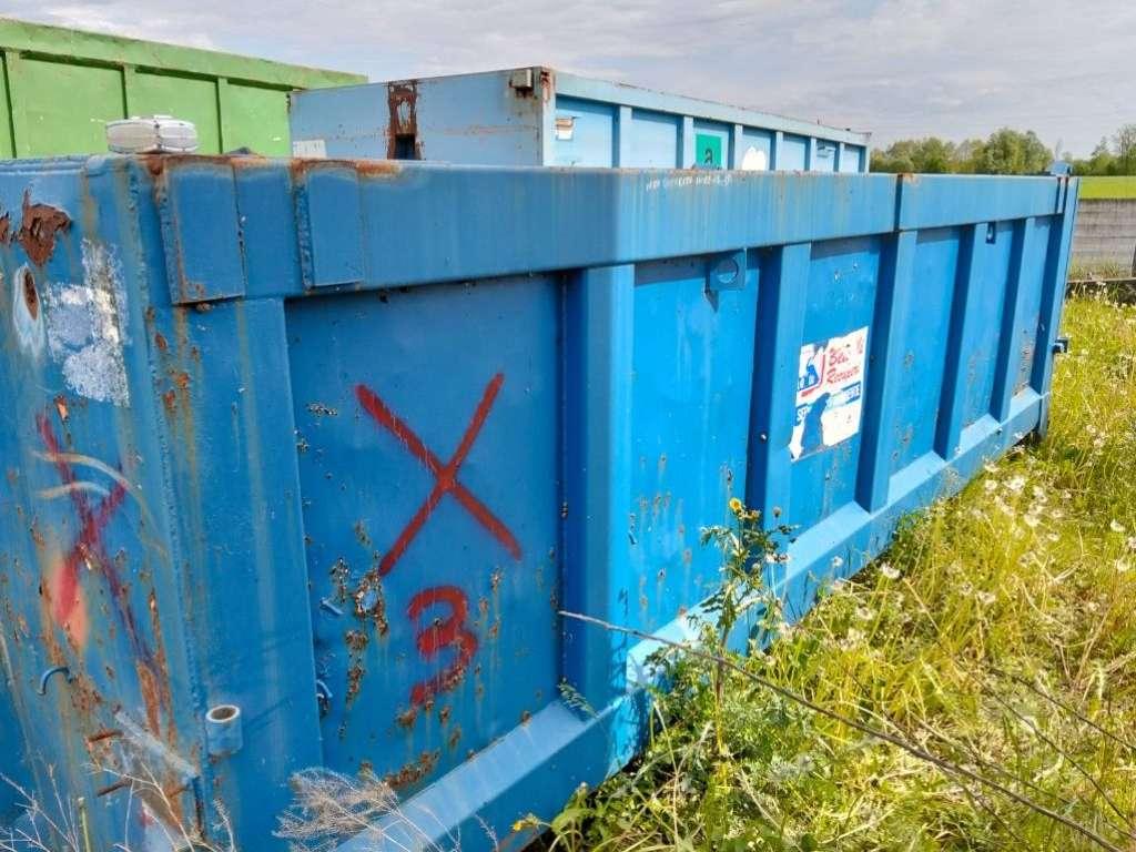 CONTAINER SCARRABILE USATO A CIELO APERTO Foto 2