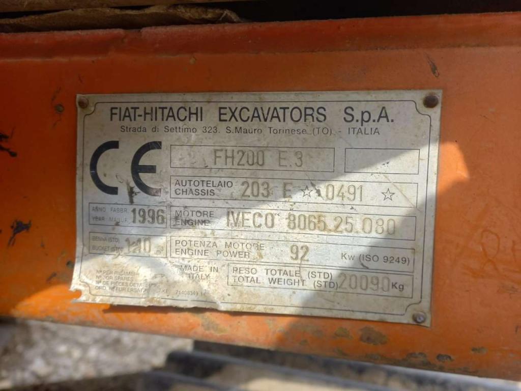 Fiat Hitachi FH200-3 Foto 5