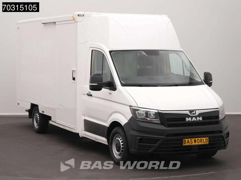 Man TGE 3.100 Bakwagen Verkoopwagen Foodtruck Meubelbak Koffer Camera Display Euro6 Foto 6