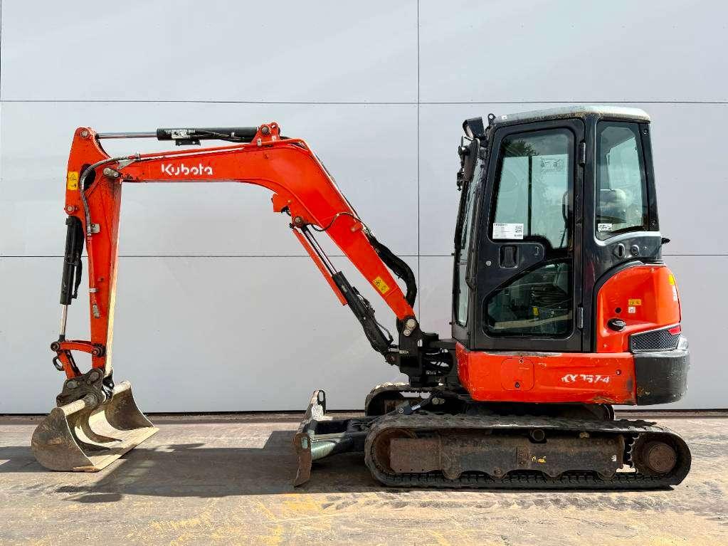 Kubota KX037-4 - Hammer Lines / Quick Coupler Foto 1