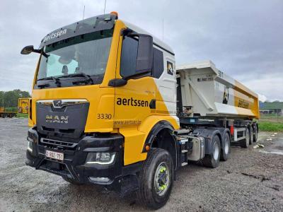 Man NTGS33.510 + DTM Granalu Tipper in vendita da Aertssen Trading