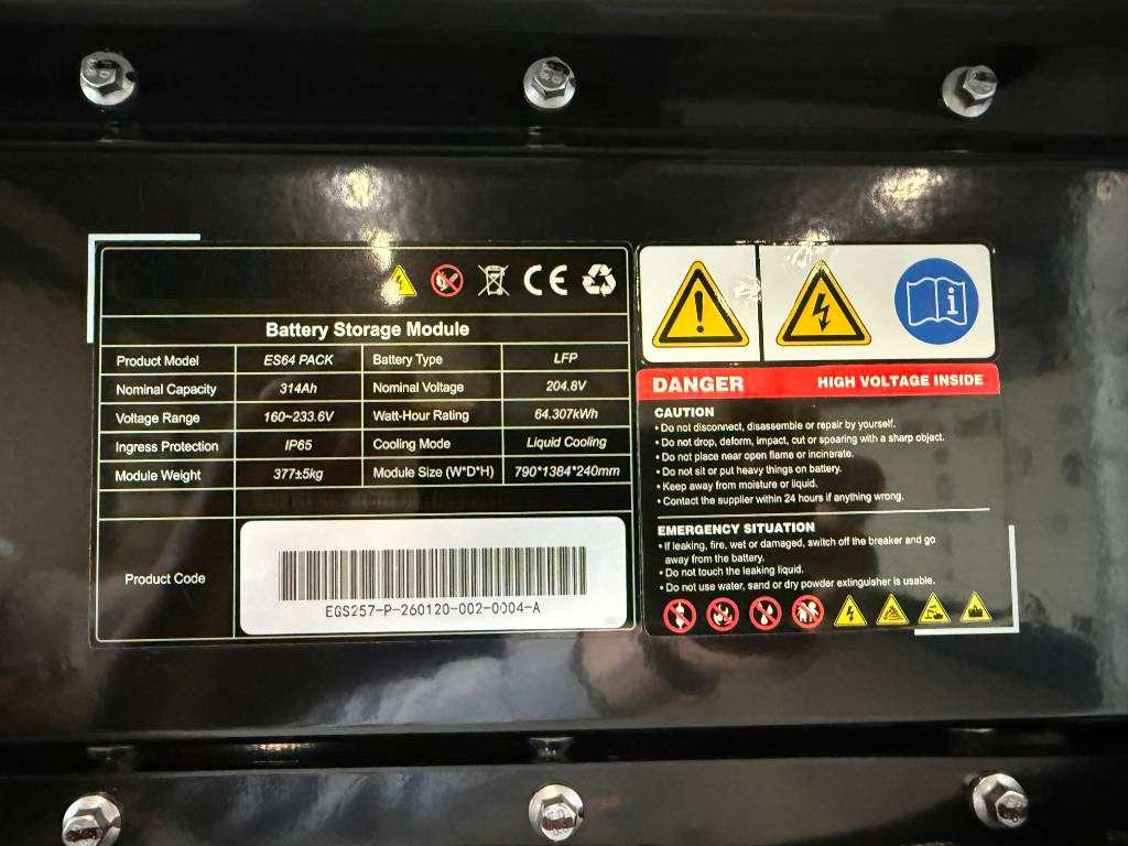 DPX 50759.1 - Battery BESS EGS - 125kW/500kWh Foto 7