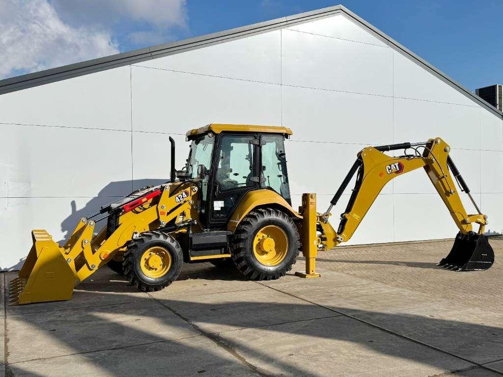 Caterpillar 424 4WD - Hammer Lines / Airco / Side Shift Foto 1