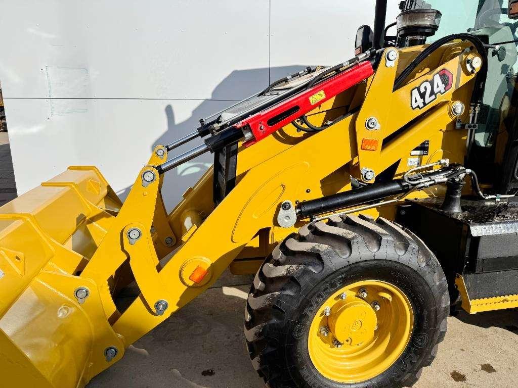 Caterpillar 424 4WD - Hammer Lines / Airco / Side Shift Foto 14