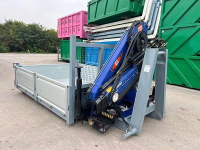 CONTAINER SCARRABILE NUOVO A PIANALE CON GRU in vendita da Aurora Srl
