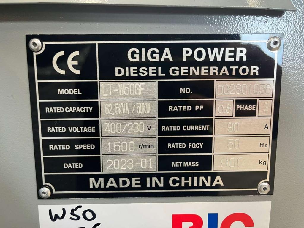 Giga Power LT-W50-GF 62.5 kVA silent set Foto 10