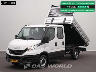 Iveco Daily 35S16 Automaat Driezijdige Kipper Dubbel Cabine 3,5t Trekhaak 160PK Airco Camera Euro6 Tipper in vendita da BAS World B.V.
