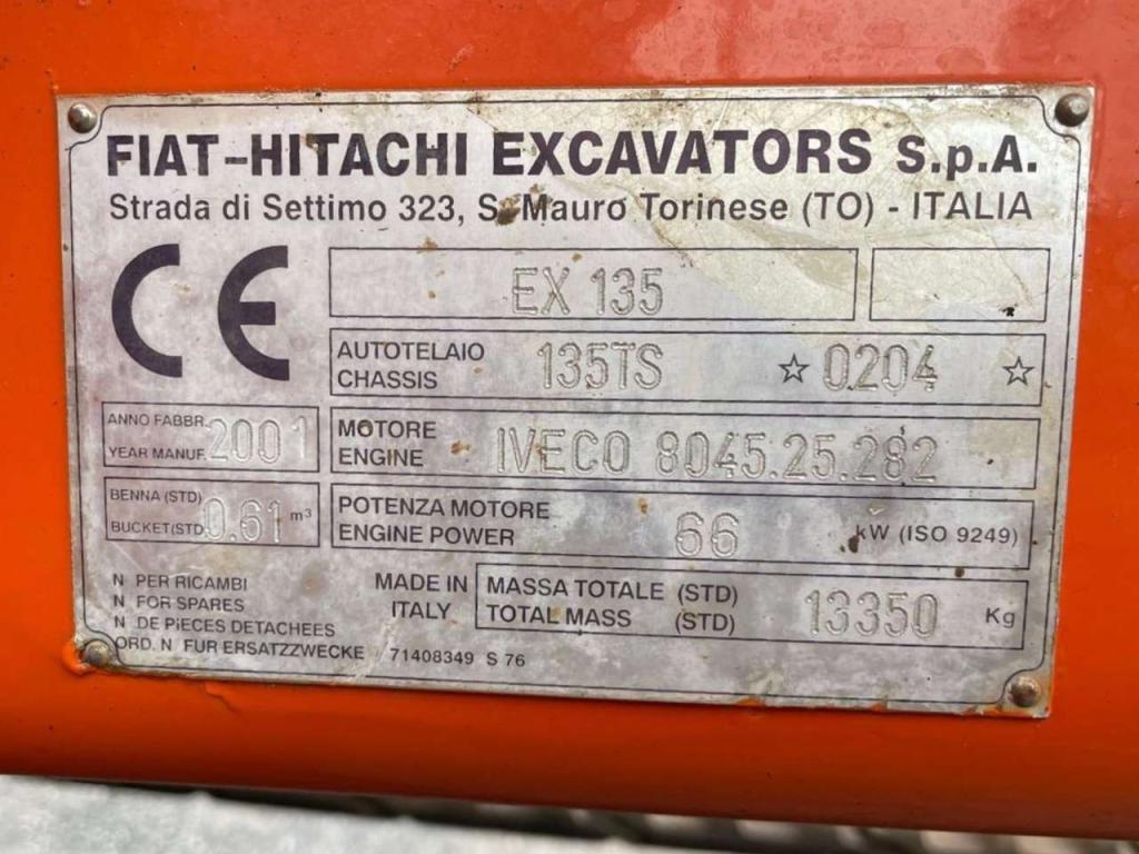 Fiat Hitachi EX135 Foto 13