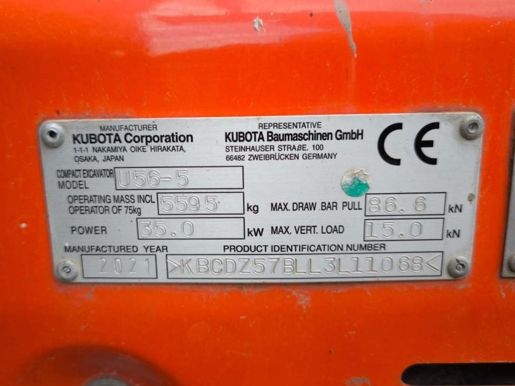 Kubota U56-5 Foto 6