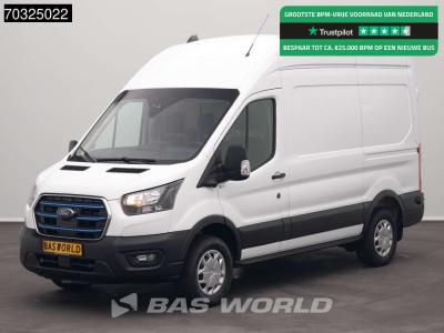 Ford e-Transit 184pk Elektrisch 68kWh 317km WLTP L2H3 Hoog Dak Navi Airco Cruise Parkeersensoren v+a SYN in vendita da BAS World B.V.