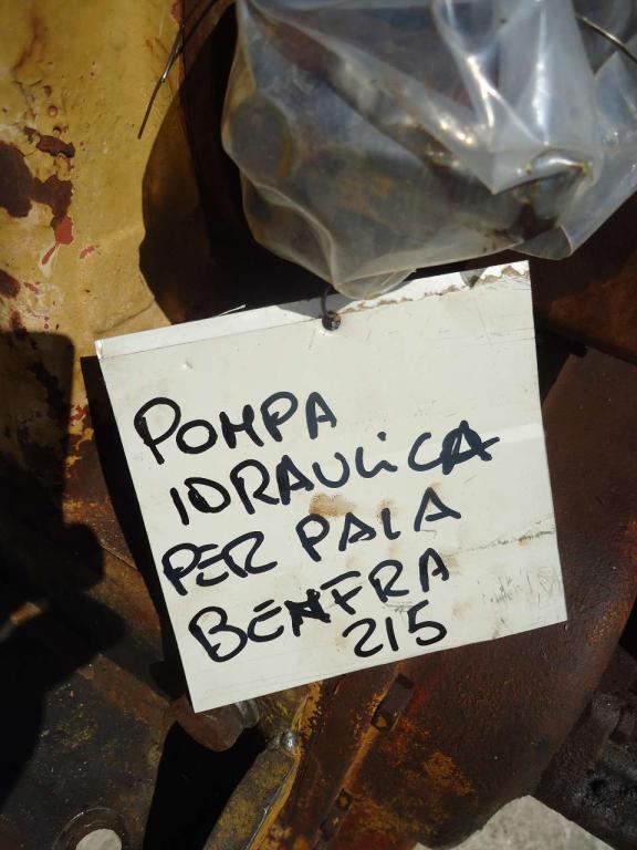 Pompa idraulica per Benfra 215 Foto 4