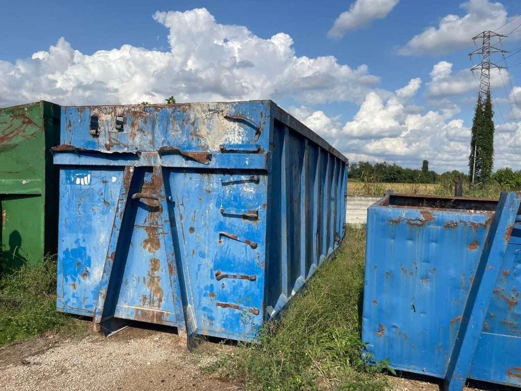 CONTAINER SCARRABILE USATO A CIELO APERTO Foto 1