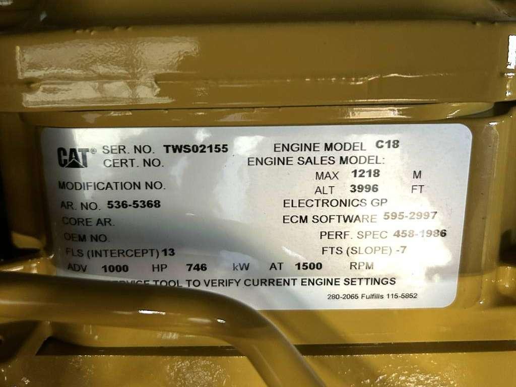 Caterpillar DE850E0 - C18 - 850 kVA Generator - DPX-18032 Foto 12
