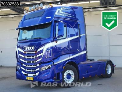 Iveco S-Way 490 4X2 NL-Truck APK Standklima Full-Air ACC Navi Leder Alcoa's in vendita da BAS World B.V.