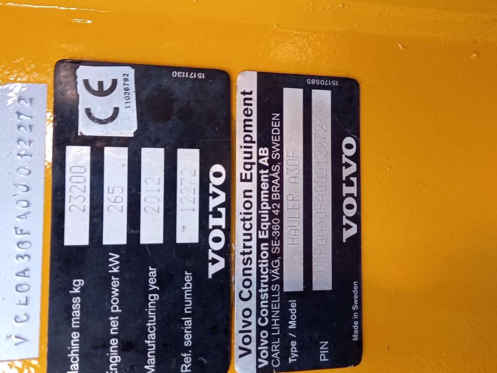 Volvo A30F Foto 11