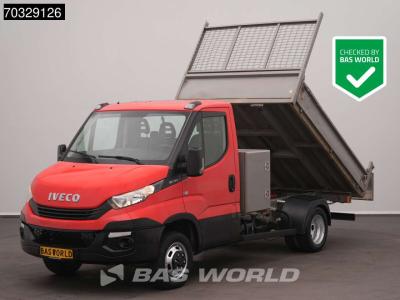 Iveco Daily 35C12 Kipper met Kist Dubbellucht 3,5t Trekhaak Airco Cruise Euro6 Tipper Benne Kieper A/C To in vendita da BAS World B.V.
