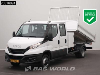 Iveco Daily 35C16 3.0L Dubbel Cabine met Kist Dubbellucht 3,5t Trekhaak Navi Airco Euro6 Tipper Benne Kie in vendita da BAS World B.V.