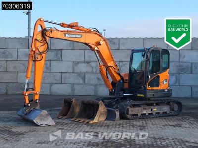 Doosan DX85 R-3 A/C - 3 Buckets