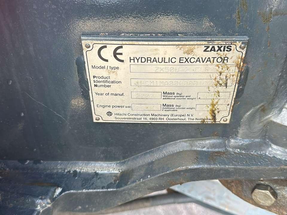 Hitachi Zaxis 50U - 2 Foto 3