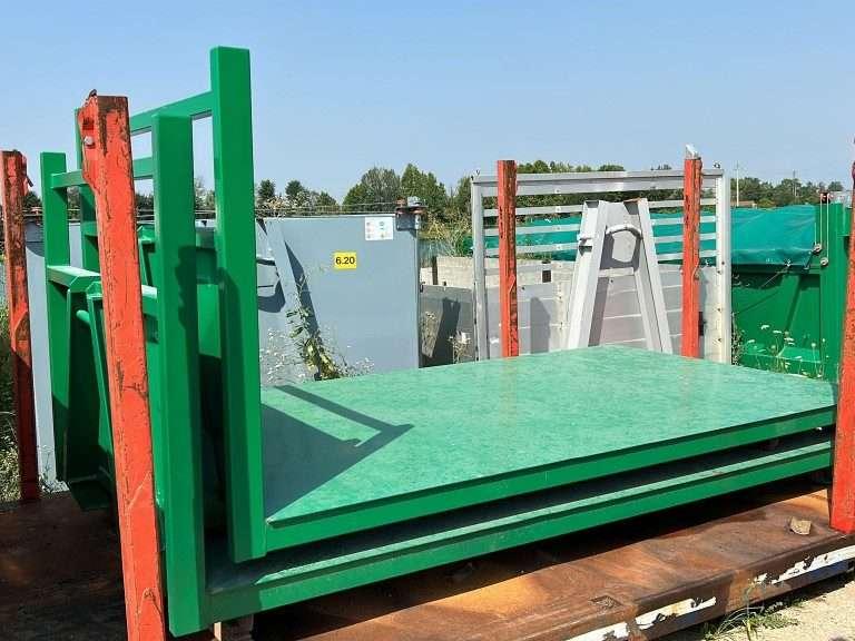 CONTAINER SCARRABILE NUOVO A PIANALE SENZA SPONDE Foto 1