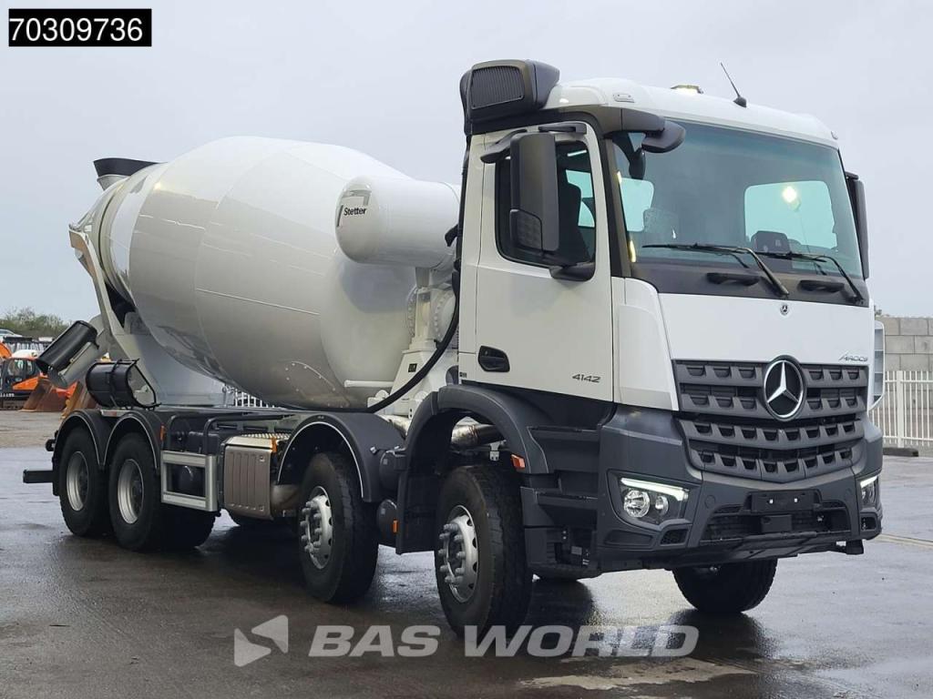 Mercedes-Benz Arocs 4142 8X4 NEW! 12m3 Stetter Mixer Steelsuspension Big-Axle Euro 6 Foto 3