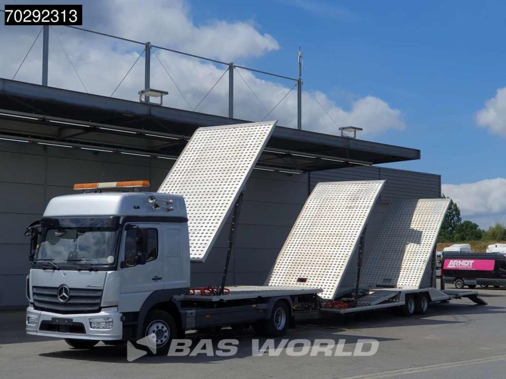 Mercedes Atego 1230 4X2 Kuvvetli car transporter 6 spots Hydrlaulic Winch Automatic Foto 2