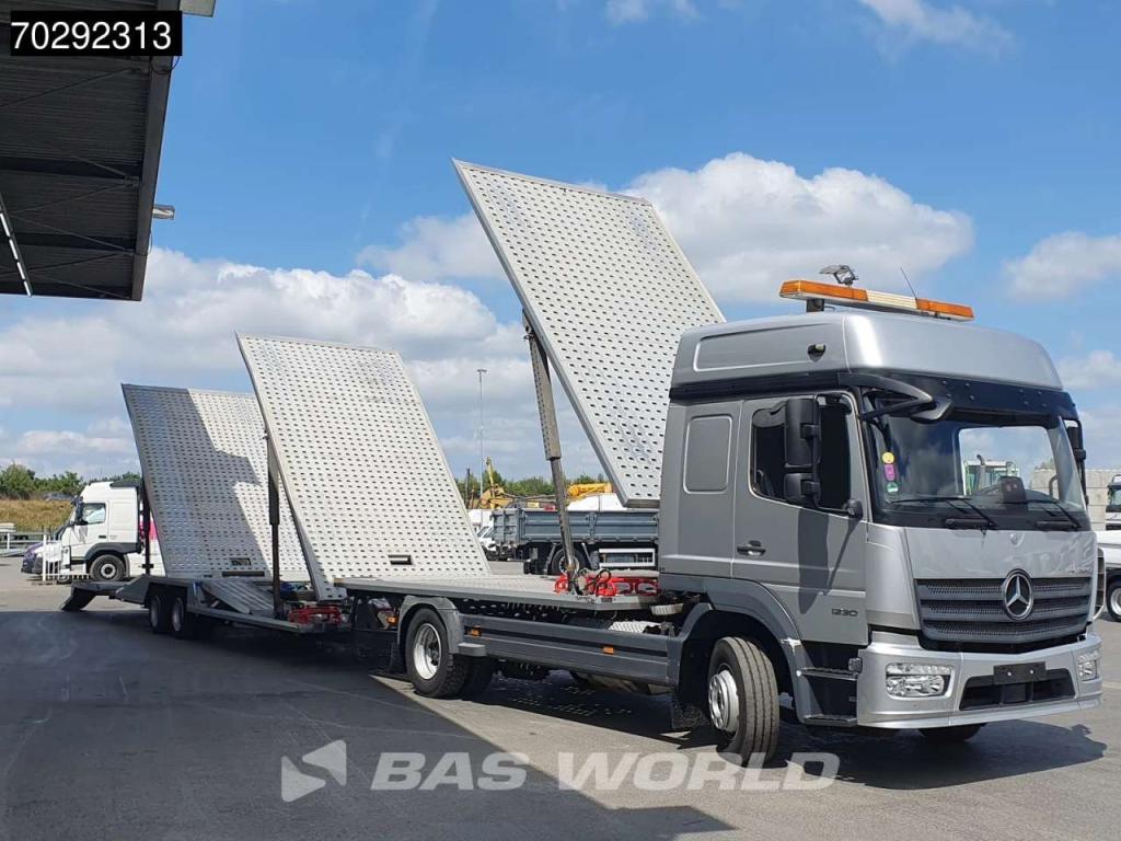 Mercedes Atego 1230 4X2 Kuvvetli car transporter 6 spots Hydrlaulic Winch Automatic Foto 3