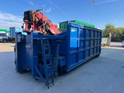 CONTAINER SCARRABILE USATO A CIELO APERTO CON GRU in vendita da Aurora Srl