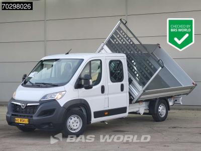 Opel Movano 140PK Driezijdige Kipper Dubbel Cabine Airco Cruise Euro6 Tipper Benne Kieper Dreiseitenkipp in vendita da BAS World B.V.