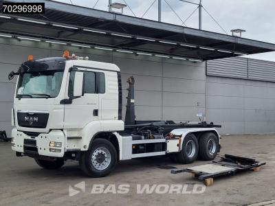 Man TGS 33.440 6X4 25Ton AJK NHS25-5930 hooklift with 5th wheel Wechselsystem Manual Big-Axle Euro 5 in vendita da BAS World B.V.
