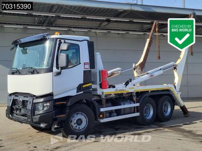Renault C 430 6X4 HYVA NG 2018 TAXL skiploader 6x4 Big-Axle Automatic Euro 6 in vendita da BAS World B.V.