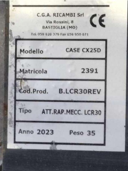 Attacco rapido meccanico Foto 3