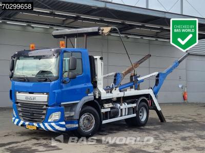 Daf CF 400 4X2 NL-Truck APK 14tons VDL skiploader ACC Automatic Euro 6 in vendita da BAS World B.V.