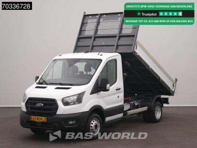Ford Transit 165pk Kipper Dubbellucht 3,5t Trekhaak Airco Camera Euro6 Tipper Benne Kieper Airco Trekhaa in vendita da BAS World B.V.