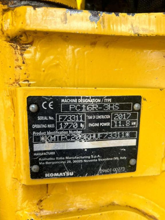 Komatsu PC 16R-3HS Foto 9