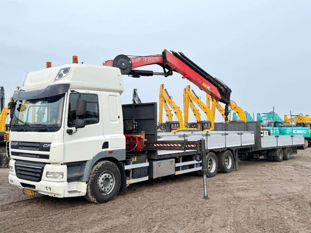 Daf CF85.410 + 21m Fassi Crane + Trailer Foto 1