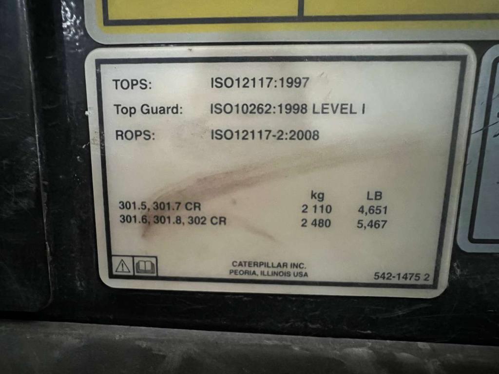 Caterpillar 302 CR Foto 12