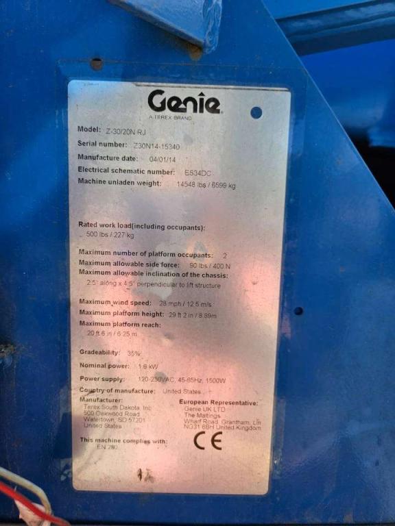 Genie Z30/20N RJ Foto 4