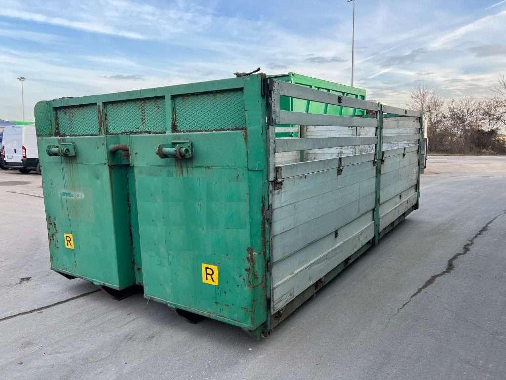 CONTAINER SCARRABILE USATO A PIANALE CON SPONDE Foto 1