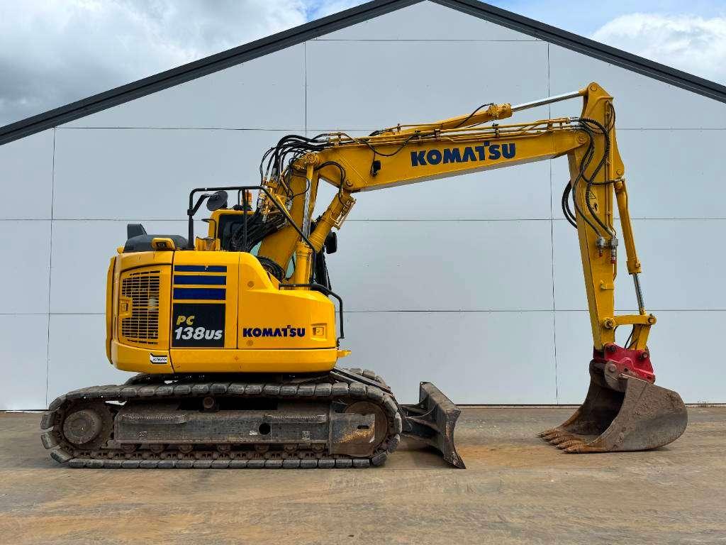Komatsu PC138US-11 - Triple Boom / Front Blade / 360º Came Foto 6
