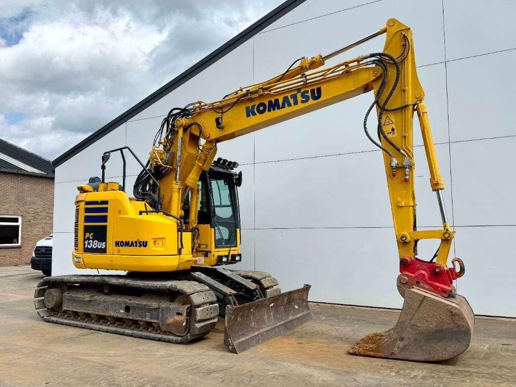 Komatsu PC138US-11 - Triple Boom / Front Blade / 360º Came Foto 7