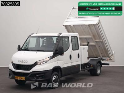 Iveco Daily 35C16 3.0L Dubbel Cabine Kipper met Kist 3,5t Trekhaak Dubbellucht 160PK Navi Airco Cruise Eu in vendita da BAS World B.V.