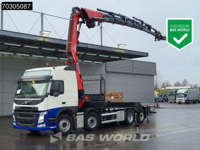 Volvo FM 460 8X2 Fassi 751802HE/CE Kran Crane + Jib Winch Lift+Steering Axle VEB+ in vendita da BAS World B.V.