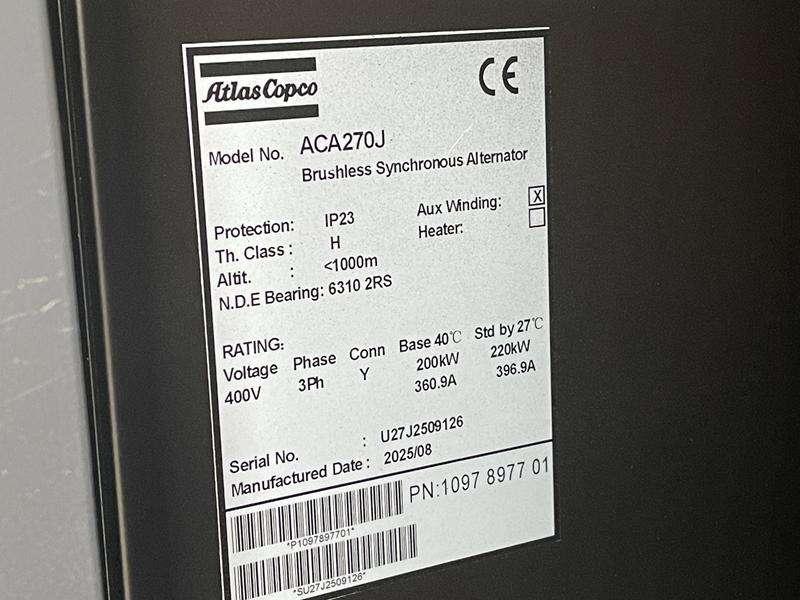 Atlas Copco QES 250 CUD 50HZ 100V CE Foto 15