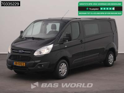 Ford Transit Custom 125pk Dubbel Cabine L2H1 Navi Trekhaak Airco Cruise Camera Parkeersensoren v+a DC Do in vendita da BAS World B.V.