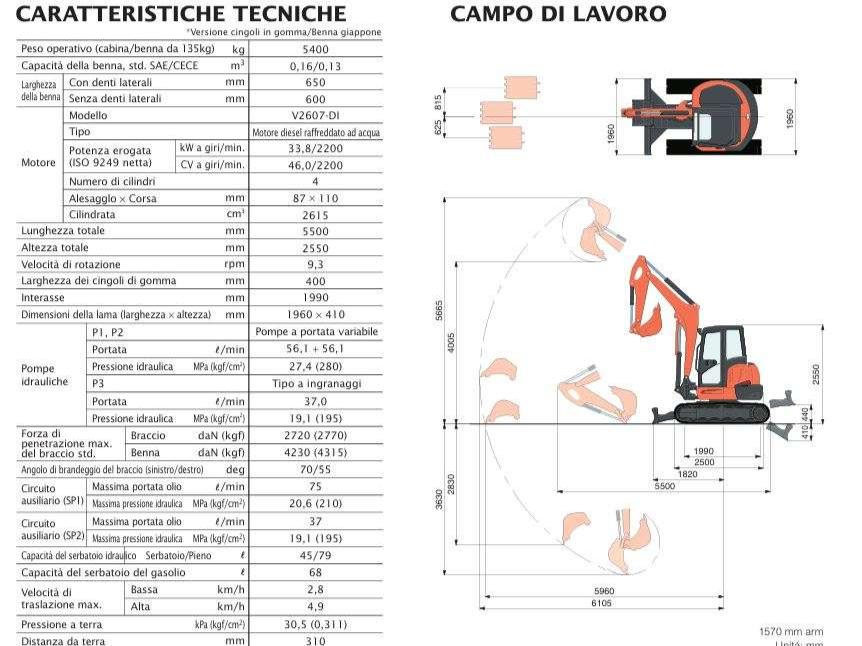 Kubota U55-4 Foto 17