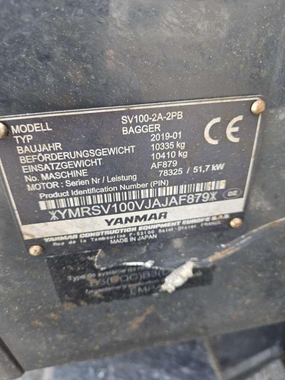 Yanmar SV100-2A-2PB Foto 7