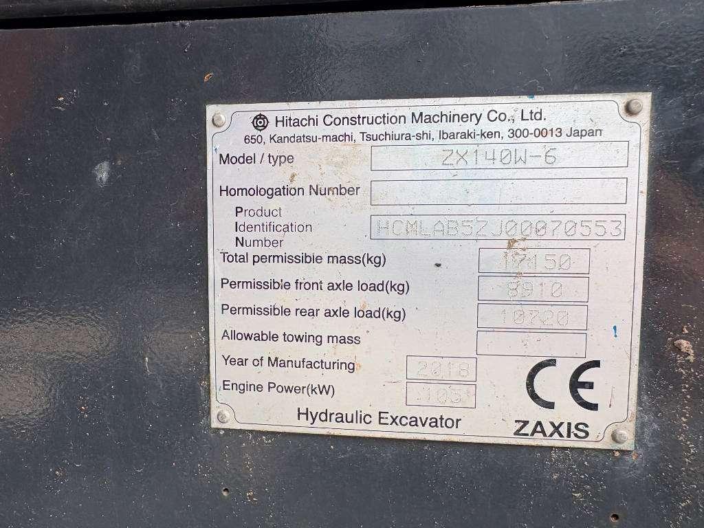 Hitachi ZX 140 W-6 (3 Pieces available) Foto 7